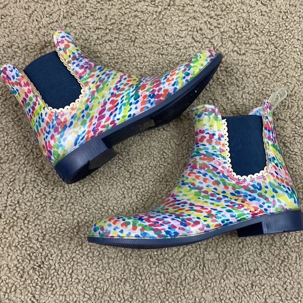 JACK ROGERS Sallie Rainbow Rain Boots